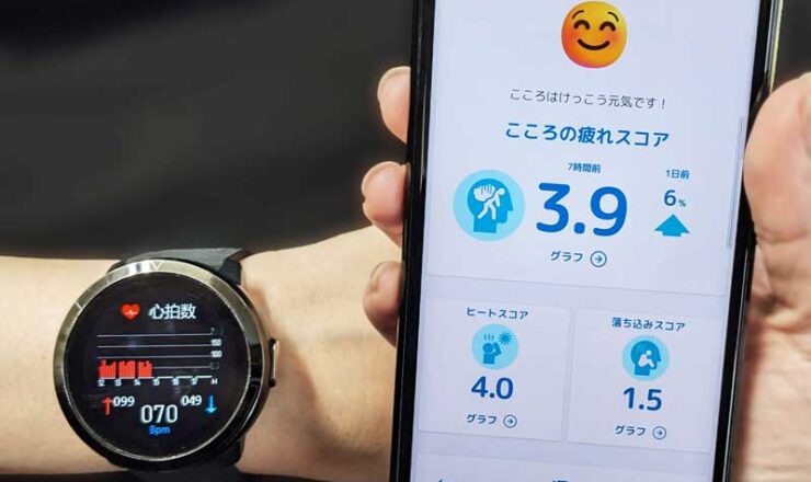 ResQ-AIこころの疲れスコアとResQ_Band